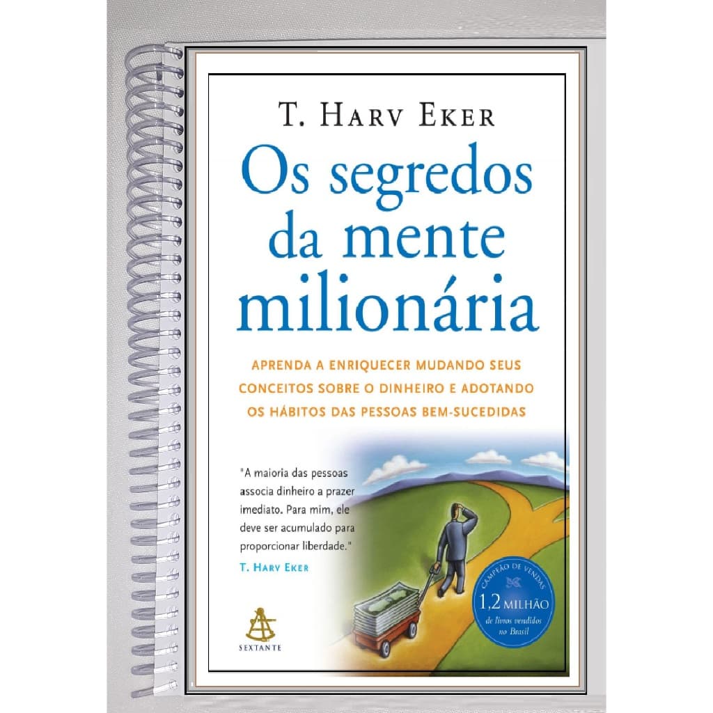 Os segredos da Mente Milionária - T. Harv Eker - Formato livreto, colorido, encadernado, excelente impressão