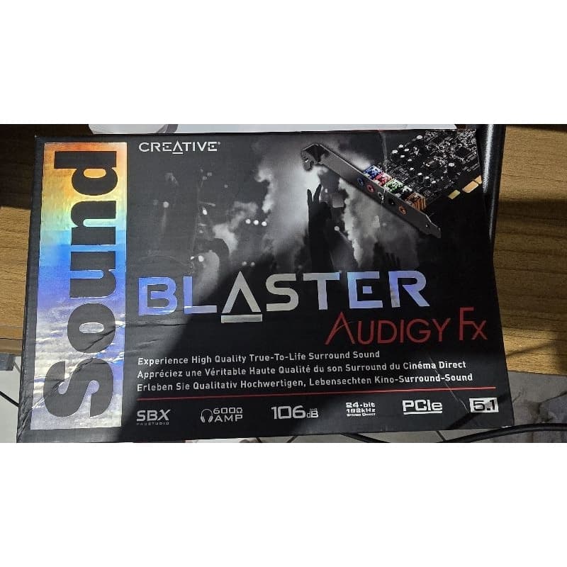 Placa de Som Sound Blaster Audigy Fx