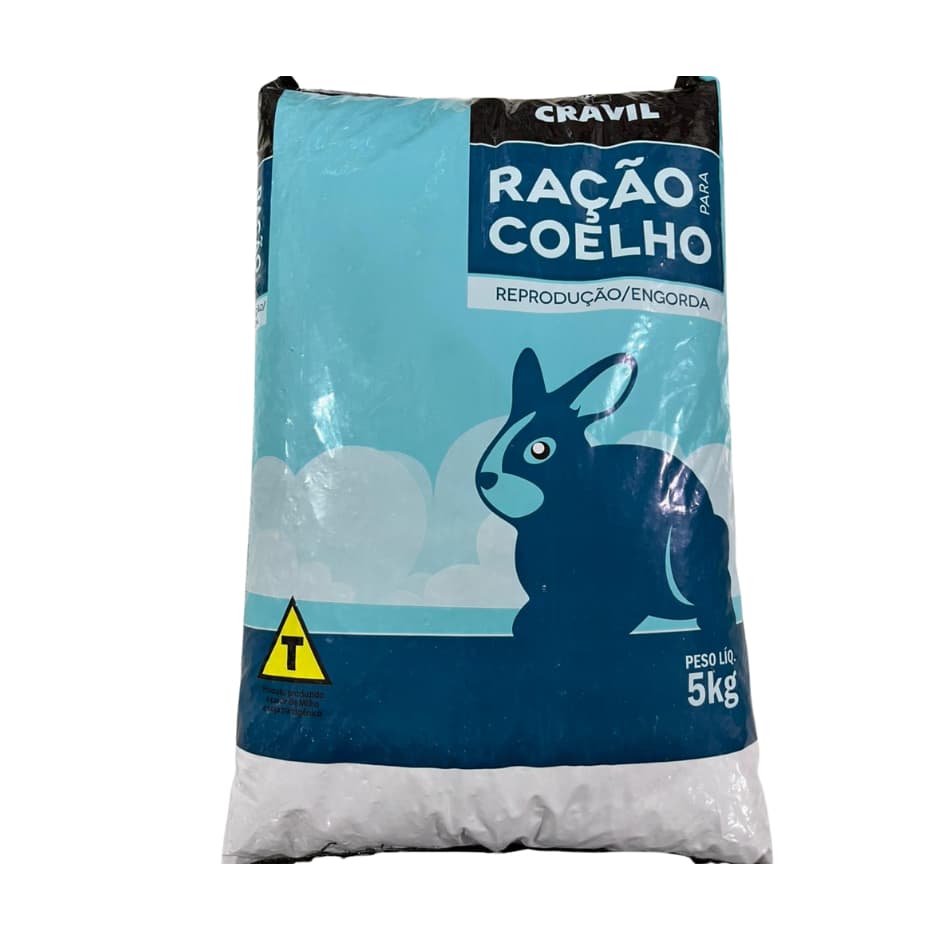 RAÇÃO PARA COELHO CRAVIL - 5KG