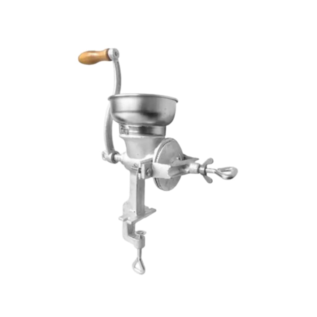 Máquina De Moer Café Soja Cereais Grãos Manual Desmontável Cor Prateado