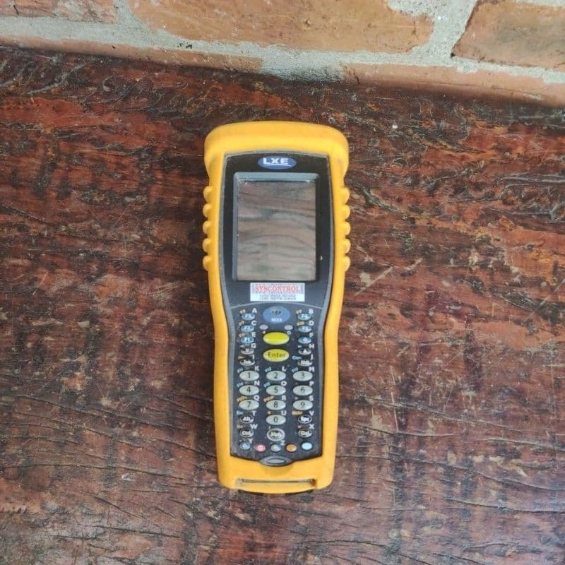 coletor de dados lxe mx8 amarelo