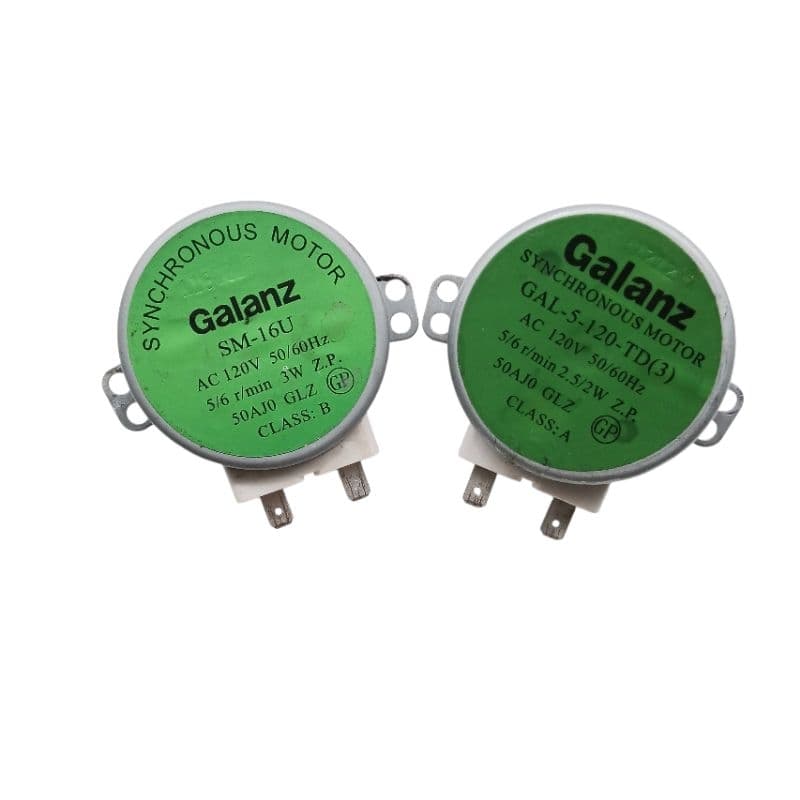 Motor de Prato GALANZ 5/6 r/min 3w e 2w (2 especificações)