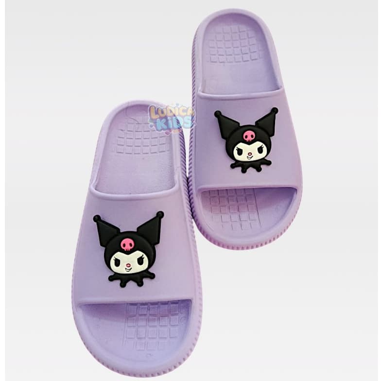 CHINELO SLIDE FEMININO KUROMI LANÇAMENTO MODINHA MENINAS INFANTIL JUVENIL ADULTO 27 AO 40