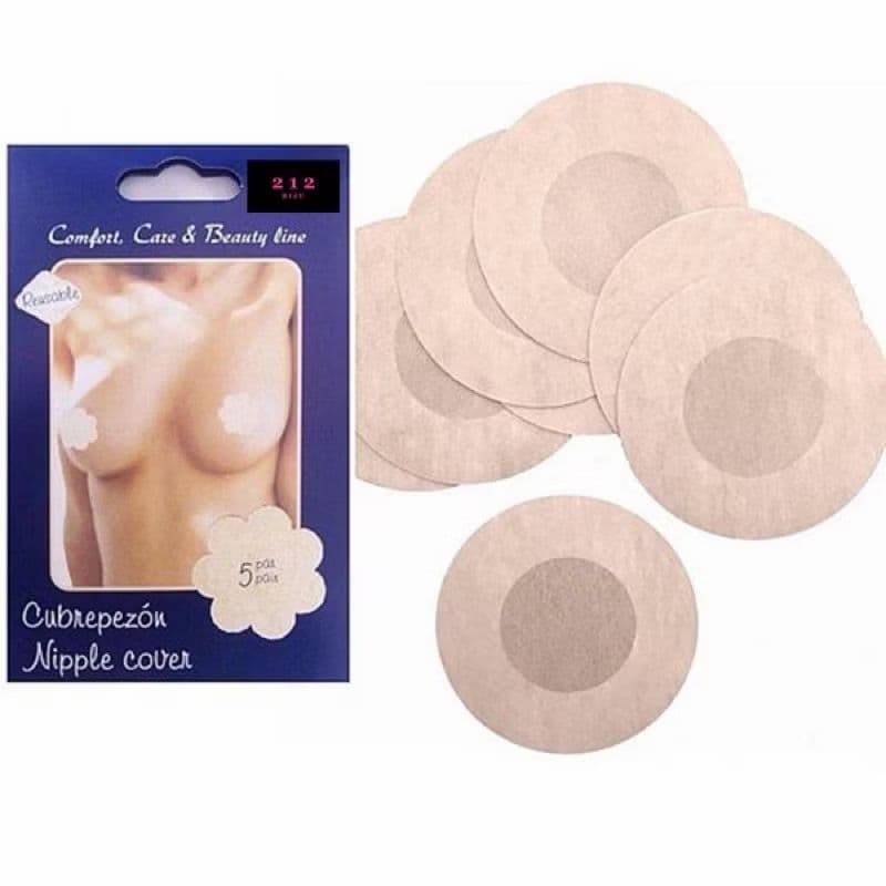 100 Unidades Tapa Seio de Silicone – Adesivo Invisível para Bico, Sutiã Sem Alça, Reutilizável