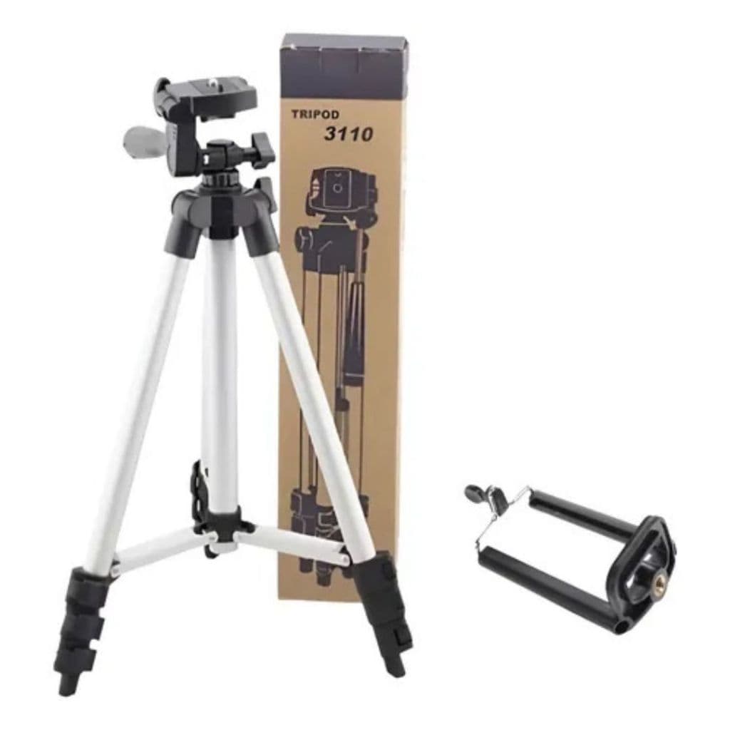 Tripé Universal Com Nível Câmeras Celulares 3110