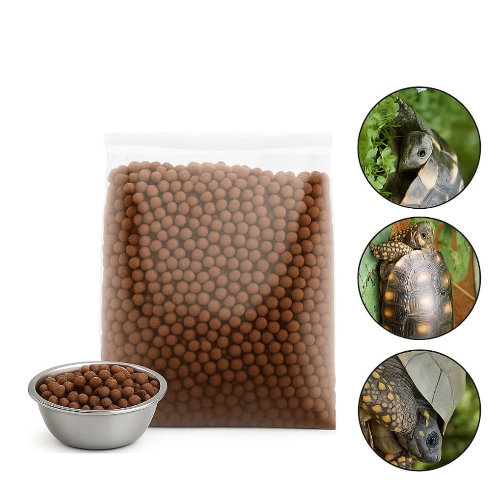 Ração Premium Para Tartarugas Jabuti Tigre dágua e Cagados Rica em Vitaminas e Minerais