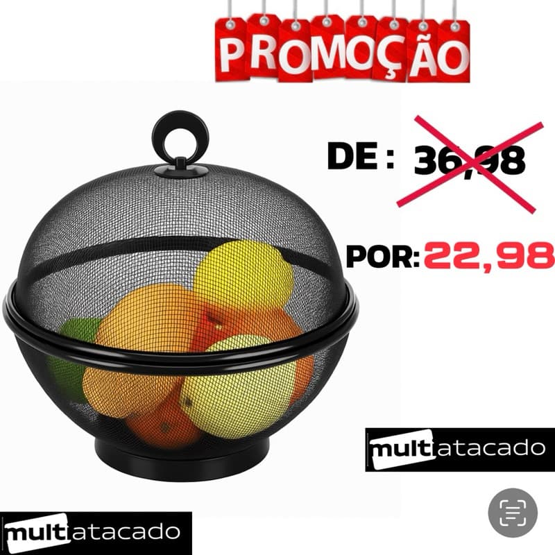 Fruteira de Mesa Cesto de Frutas Aramado Metal Organizador Frutas Legumes fruteira organizador