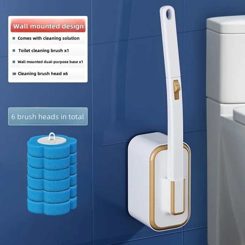 Escova de limpeza para uso sanitário E/OU esponja descartável ATENÇÃO NA VARIAÇÃO