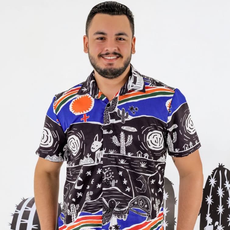 Camisa de botão Estampada Cordel Recife Olinda Pernambuco Nordestina Look Masculino Carnavalesco Carnaval