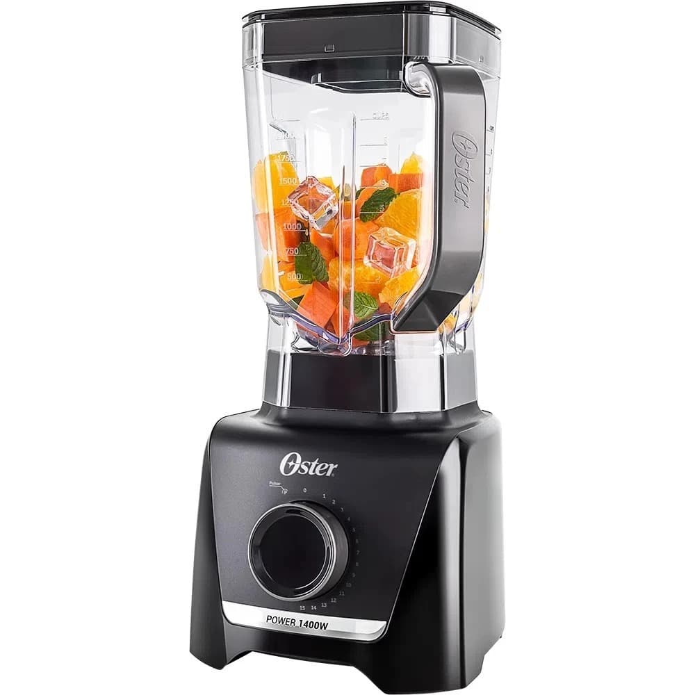 Liquidificador Oster 127V 3,2 Litros 15 Velocidades + Pulsar - Preto