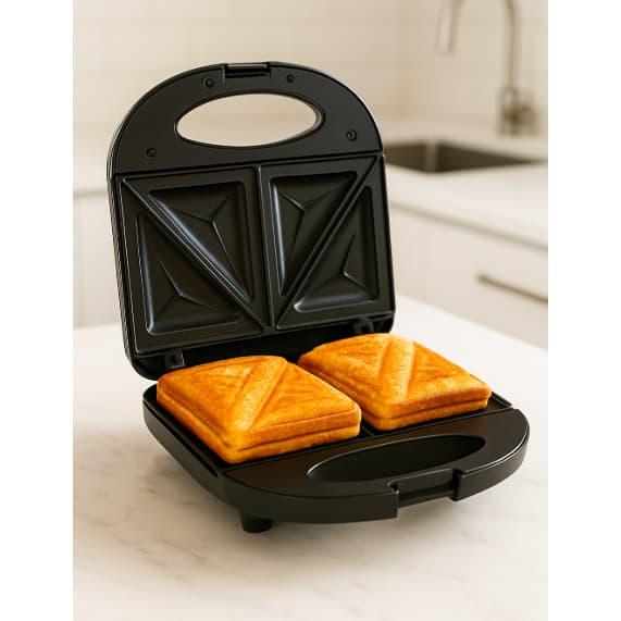 Sanduicheira Elétrica Multifuncional 110V Ou 220V 2 Sanduiches Antiaderente 750 Watts