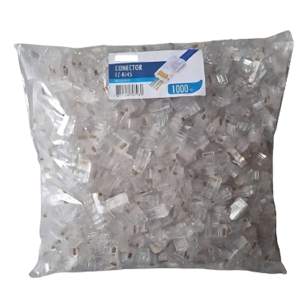 Conector Rj45 Cat5 Cat6 Cabo De Rede Pacote C/ 1000un ( Escolha )