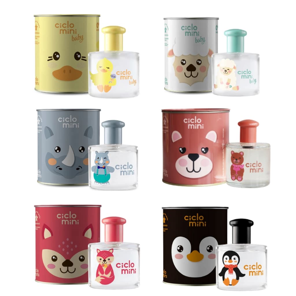 DEO COLÔNIA CICLO MINI E BABY - ESCOLHA A SUA