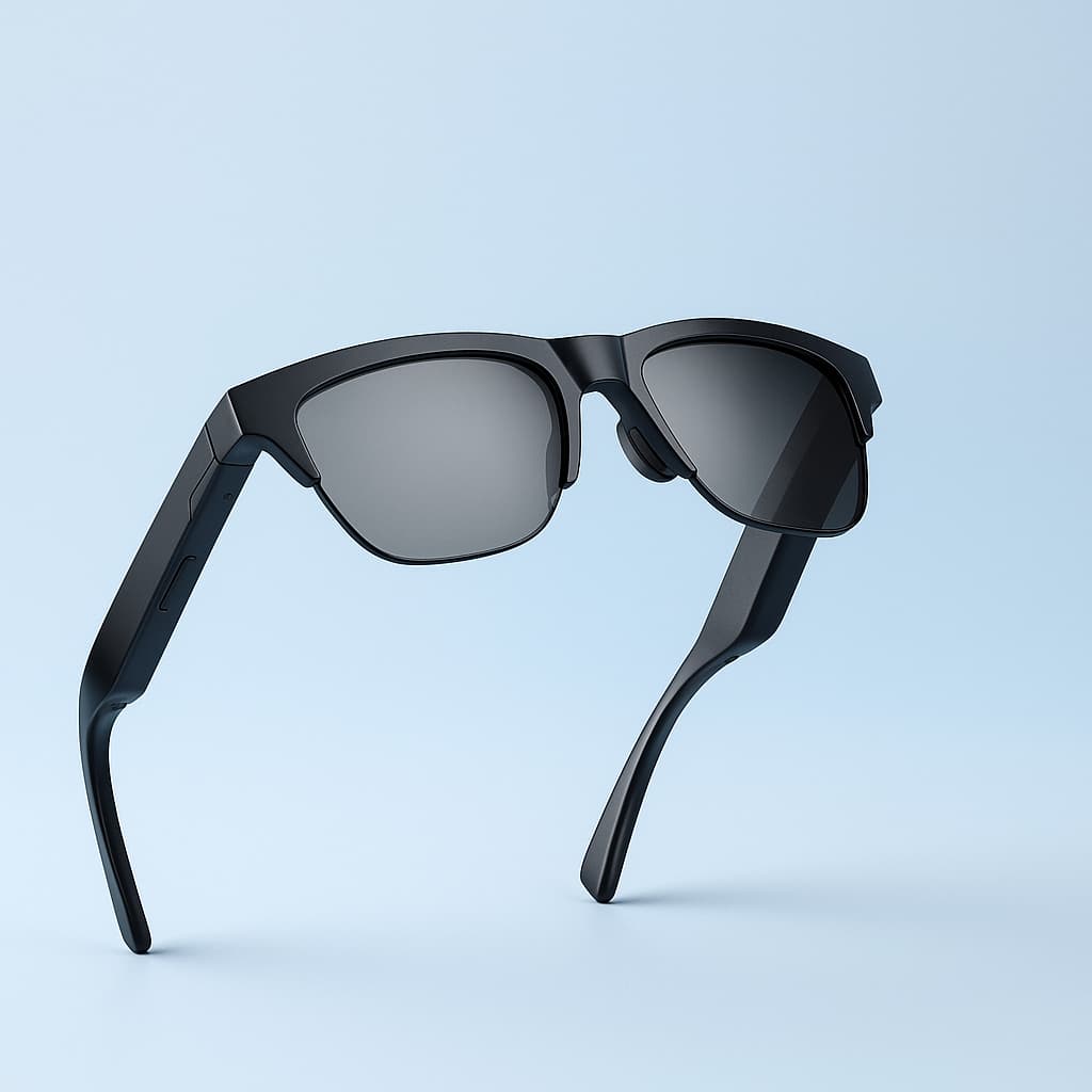 Óculos Inteligente Bluetooth com Áudio Integrado F-01 | Microfone, Proteção UV,  Tipo-C