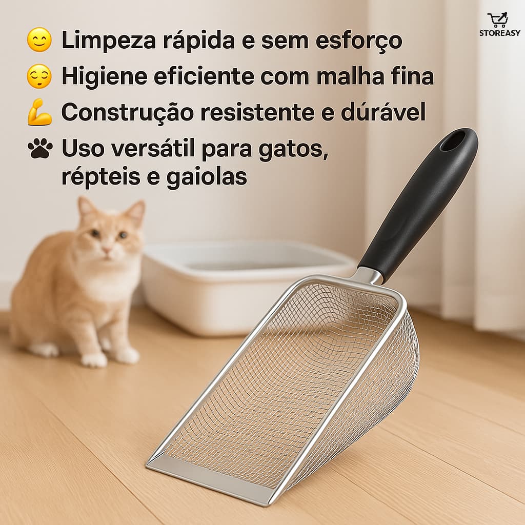 Pazinha Higiênica Para Limpeza De Areia para fezes Animais de Estimação