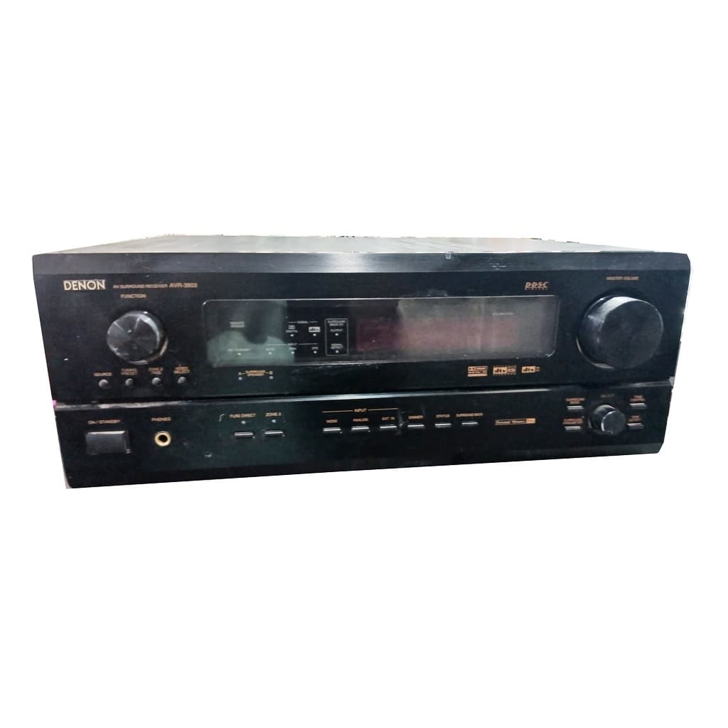 RECEIVER DENON AVR 3803 PARA REPARO OU PEÇAS COM CONTROLE REMOTO