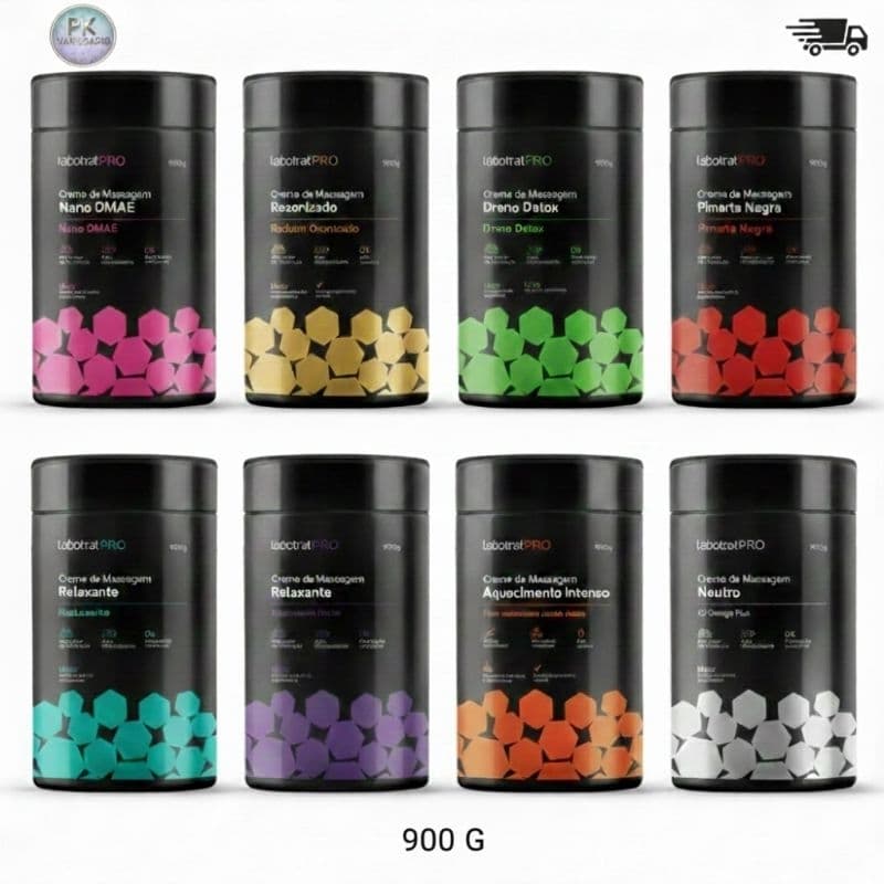CREME DE MASSAGEM LABOTRAT PRO 900G(ESCOLHA O SEU)
