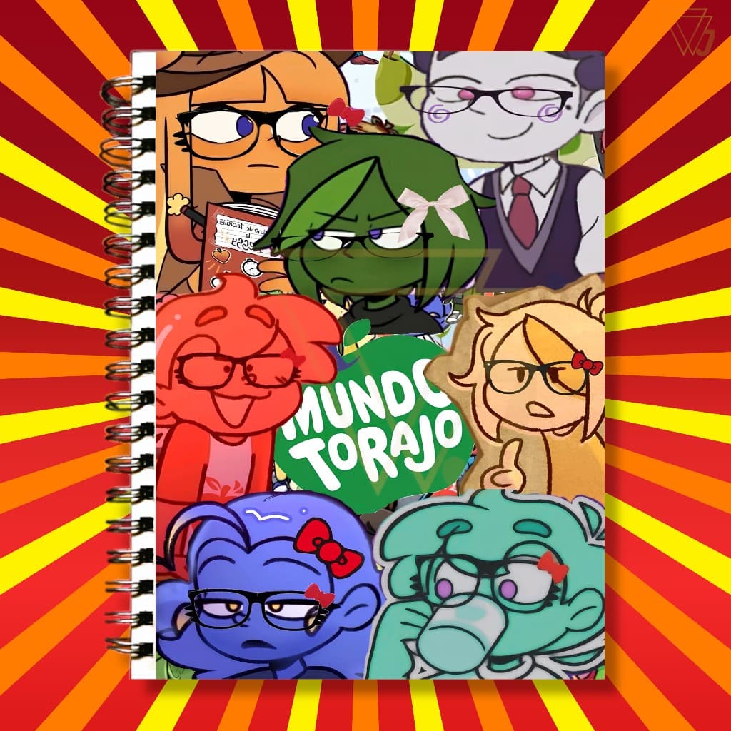 Mundo Torajo ADESIVO Para Capa de Caderno Top Excelente Qualidade