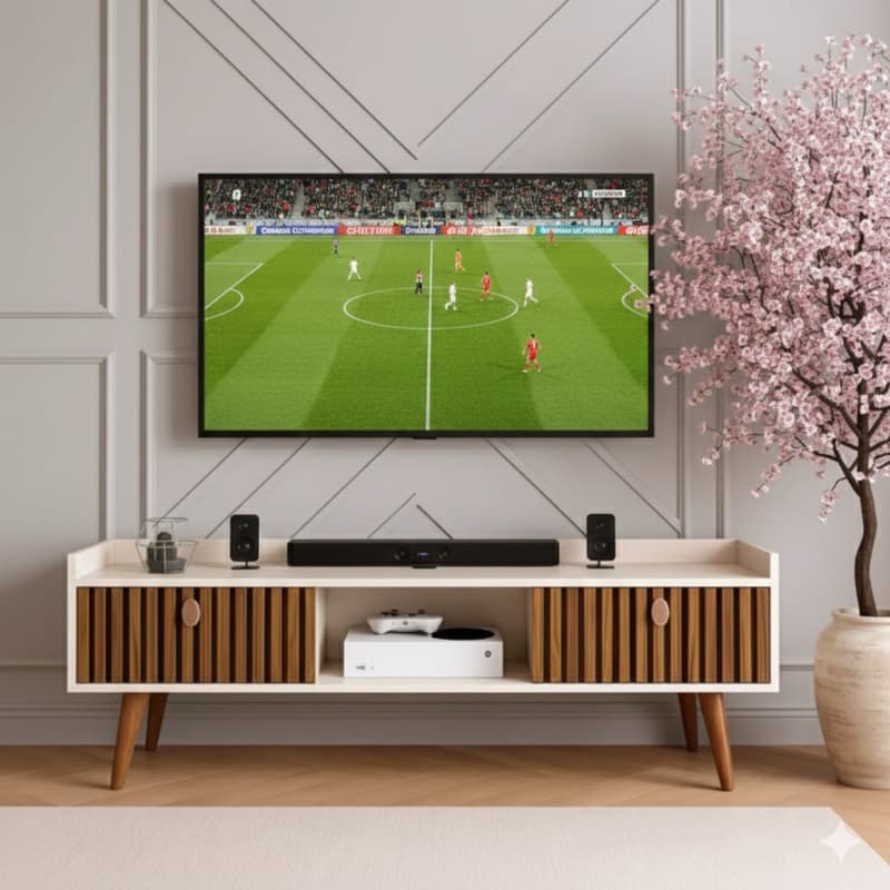 Rack Bancada Classic New Life para Tv até 50 Polegadas, 32pol 40pol Com Pés Sala Quarto Cinema