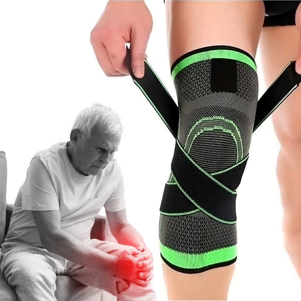 Joelheira para idoso com artrose alivio dor no joelho ortopedica estabilizadora
