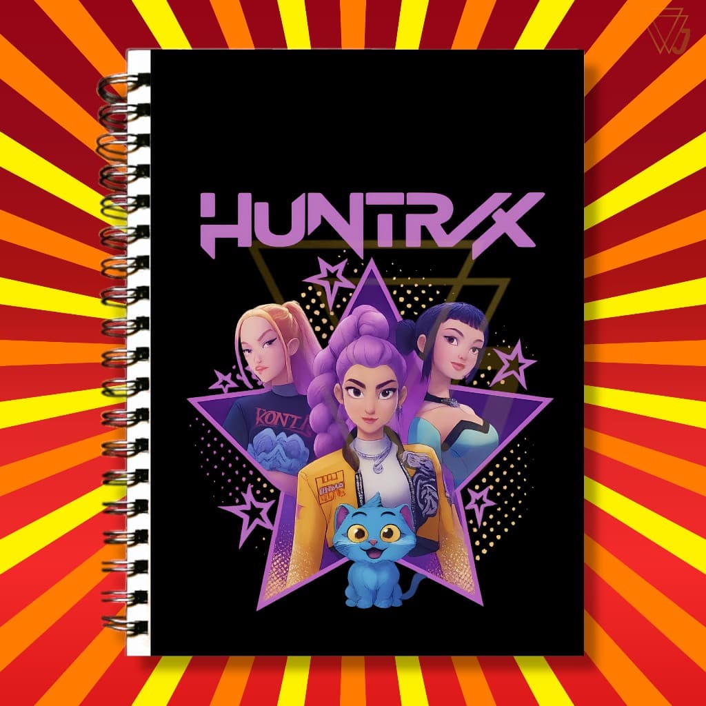 ADESIVO Para Capa de Caderno Huntrix Guerreiras Do Kpop Top Excelente Qualidade