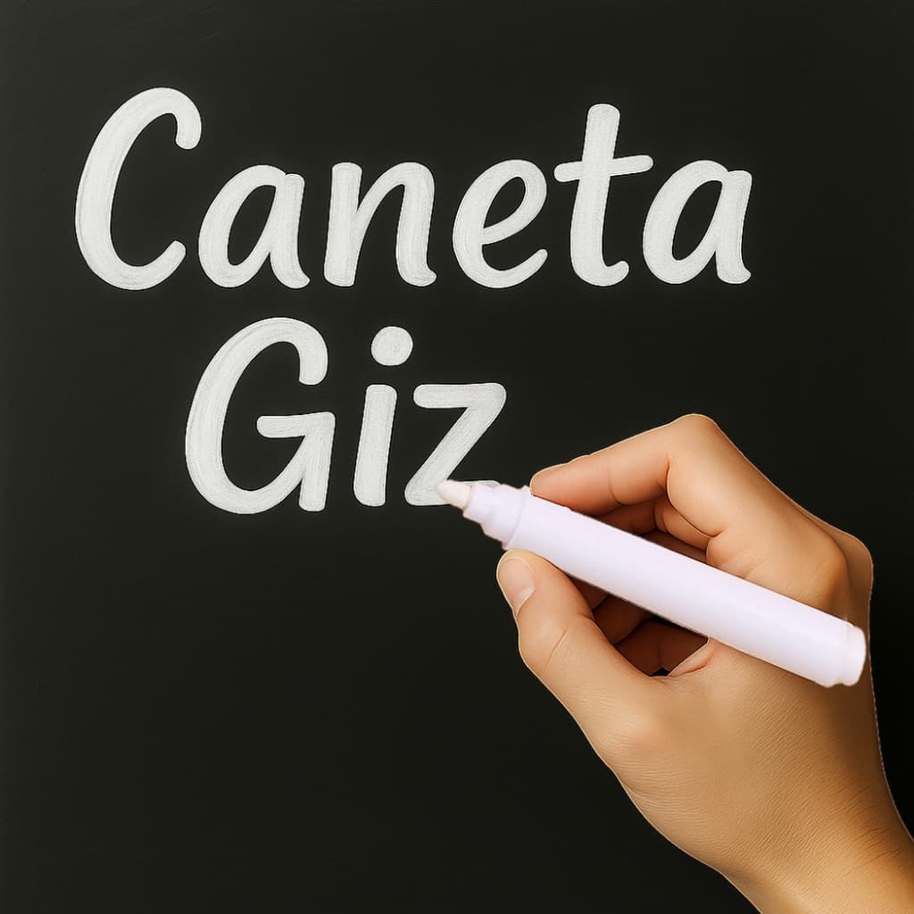 Caneta Branca De Giz Liquido