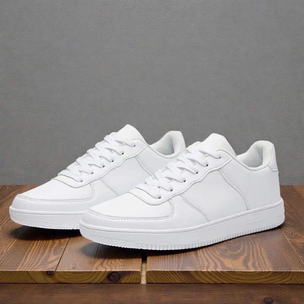 Tênis Branco Masculino Confortável Para o Dia a Dia Sapato Original Premium Palmilha Macia