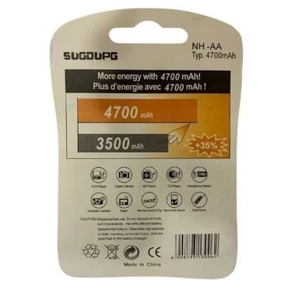 Kit Pilhas Recarregáveis AA 4700mAh/AAA 2700mAh – Alta Capacidade p/ Brinquedos, Lanternas e Eletrônicos