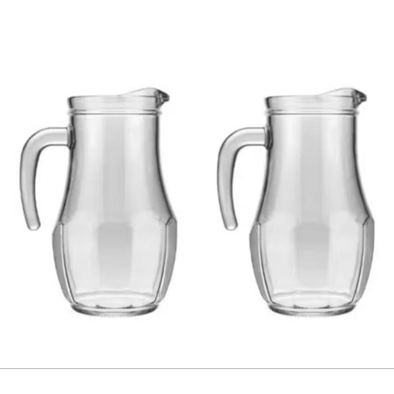 Kit  Jarras de Vidro 1,5L Nadir Tango Transparente para Água e Suco-  Os kit conta  com 3 variações.