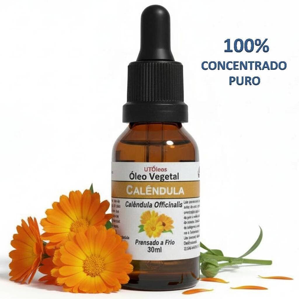 Óleo Vegetal De Calêndula 100% Natural Puro 30ml