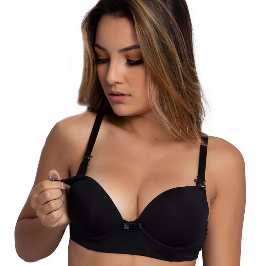 Sutiã De Amamentação Liso Com Bojo Pós Parto Grávida