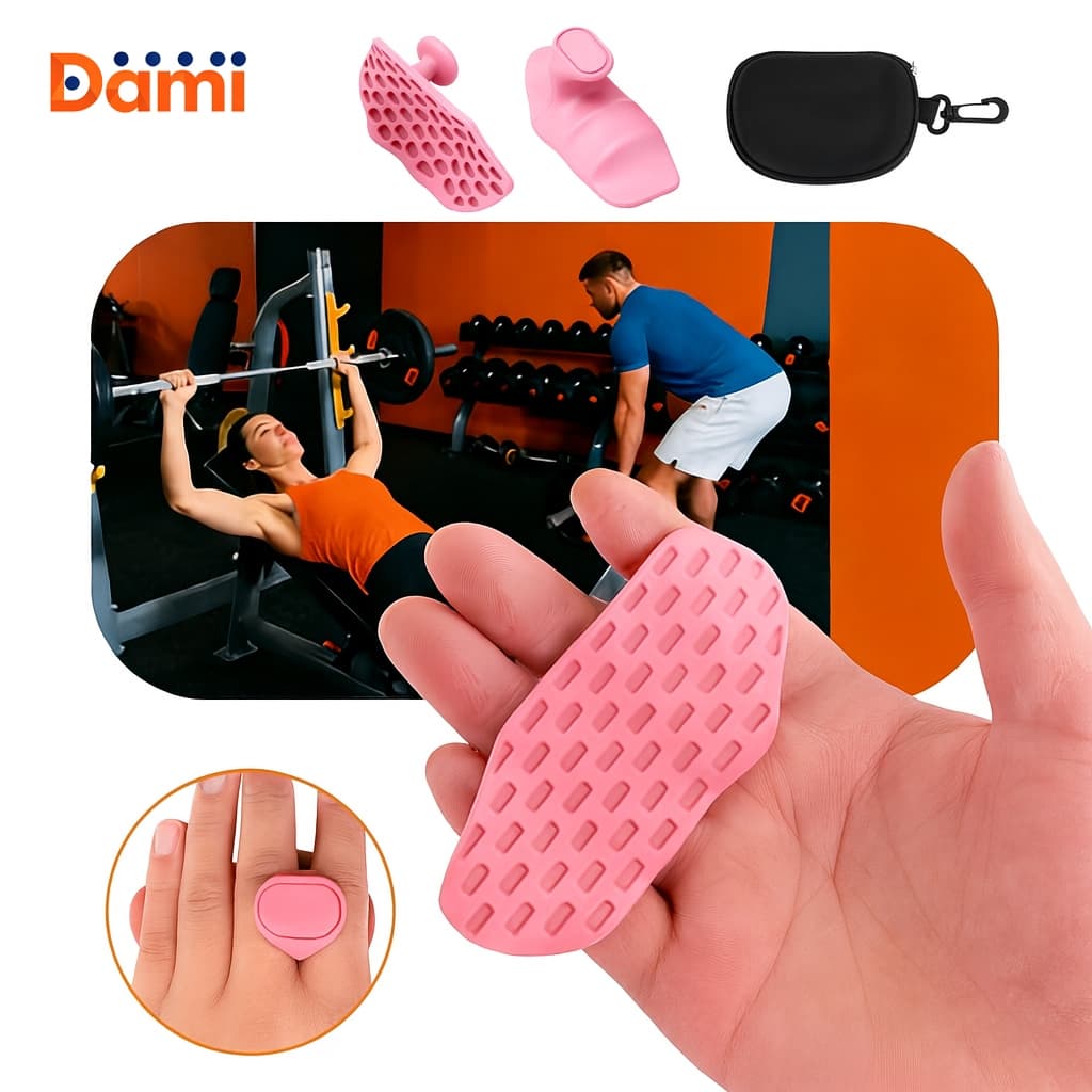 Luva de Academia Para levantamento de Peso Grip Mãos Protetor de Pegada Treino Cross Fit Musculação