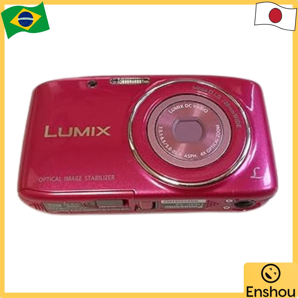 [USED]Do Japão [USADO] Câmera Digital LUMIX S2 Óptica 4x Zoom Rosa DMC-S2-P