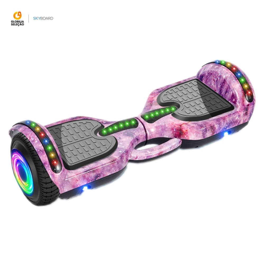 Hoverboard Overboard Infantil Skate Elétrico 6.5"  Led Bluetooth Bateria De Grande Capacidade Motor Brushless HBD65S