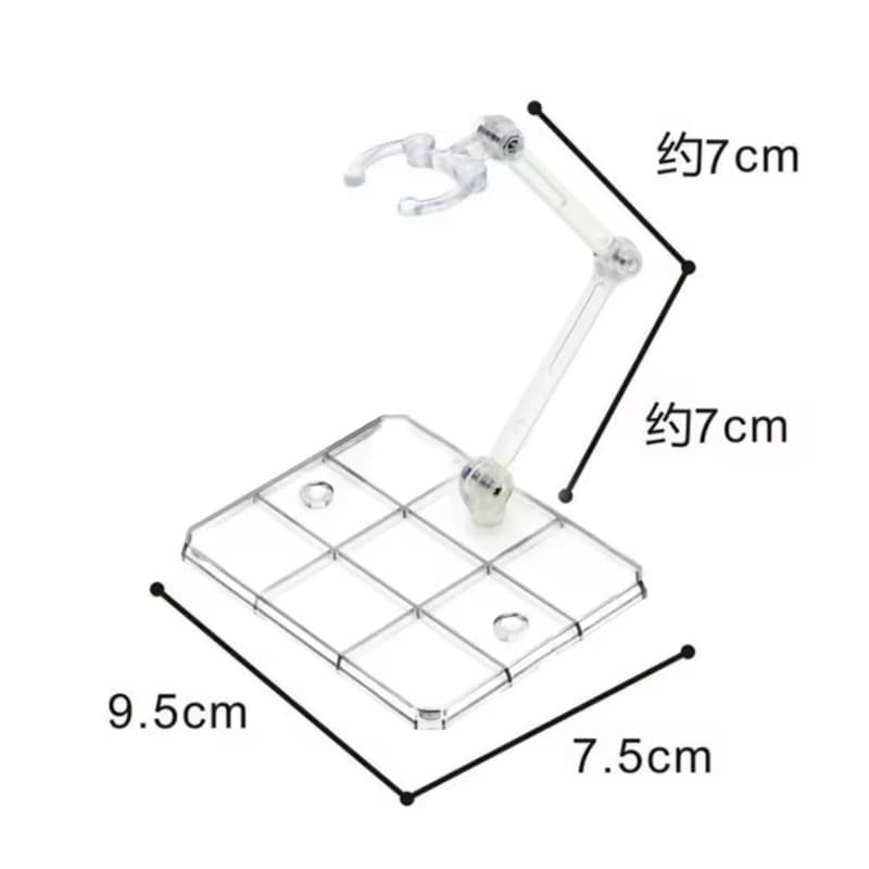 Base transparente para Action Figures 1:10 e 1:12