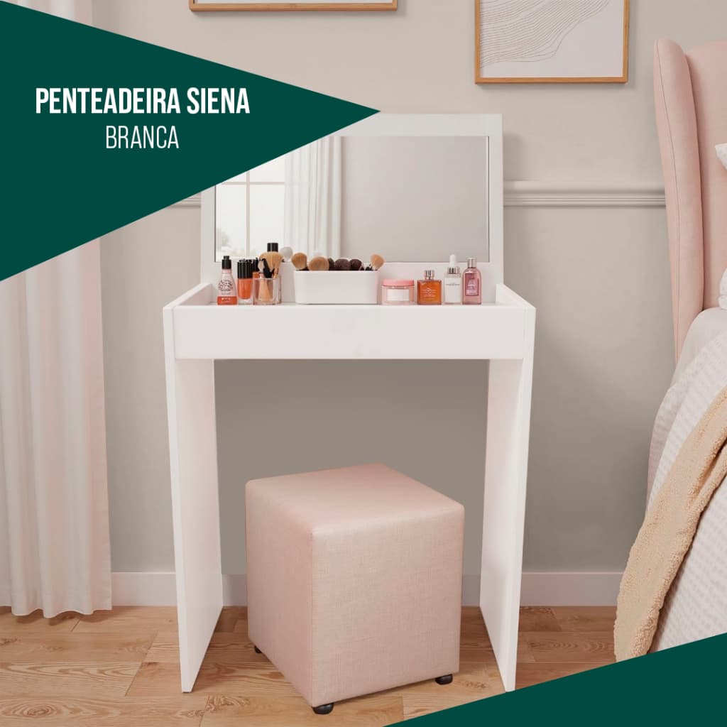 Penteadeira Multiuso com Espelho Camarim Maquiagem