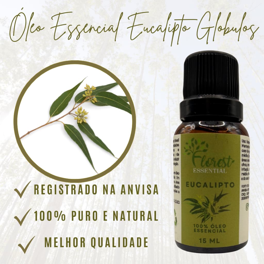 Óleo Essencial de Eucalipto Glóbulos Florest Brasil