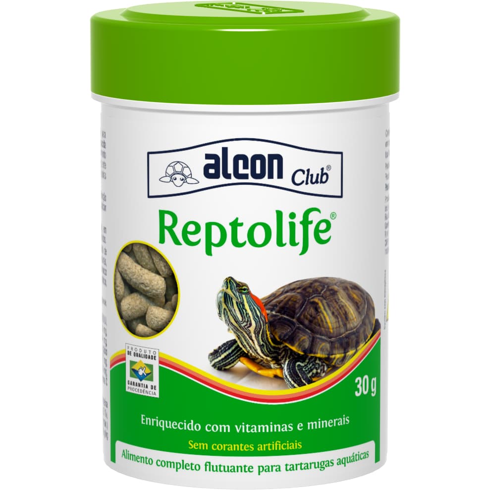 Alcon Club Reptolife 30g - Ração P/ Tartarugas Aquáticas