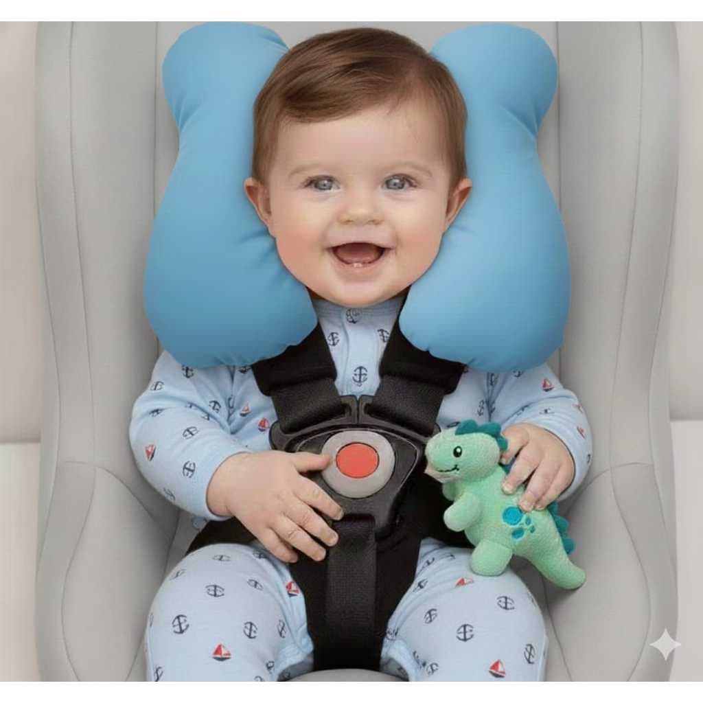 Almofada de Pescoço Bebe Conforto fofinha Apoio de Cabeça