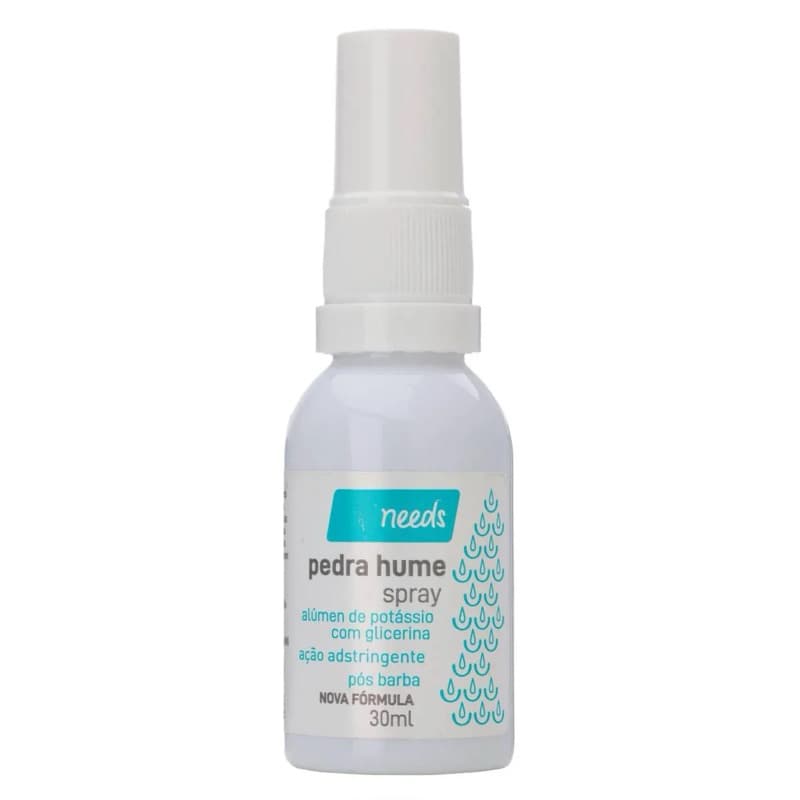 Pedra Hume Alúmen de Potássio com Glicerina Spray 30ml