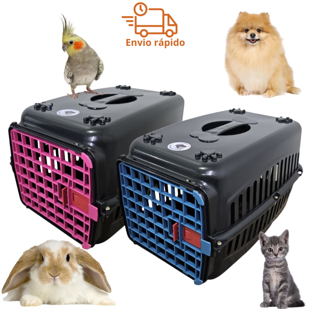 Caixa de Transporte Robusta para Pets Cachorro Gato Nº1 - Compacta e Segura