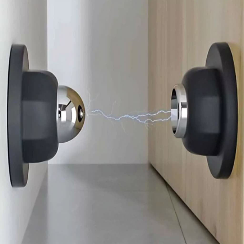 Prendedor Fixador Trava Porta inox Magnético Adesivo Inox