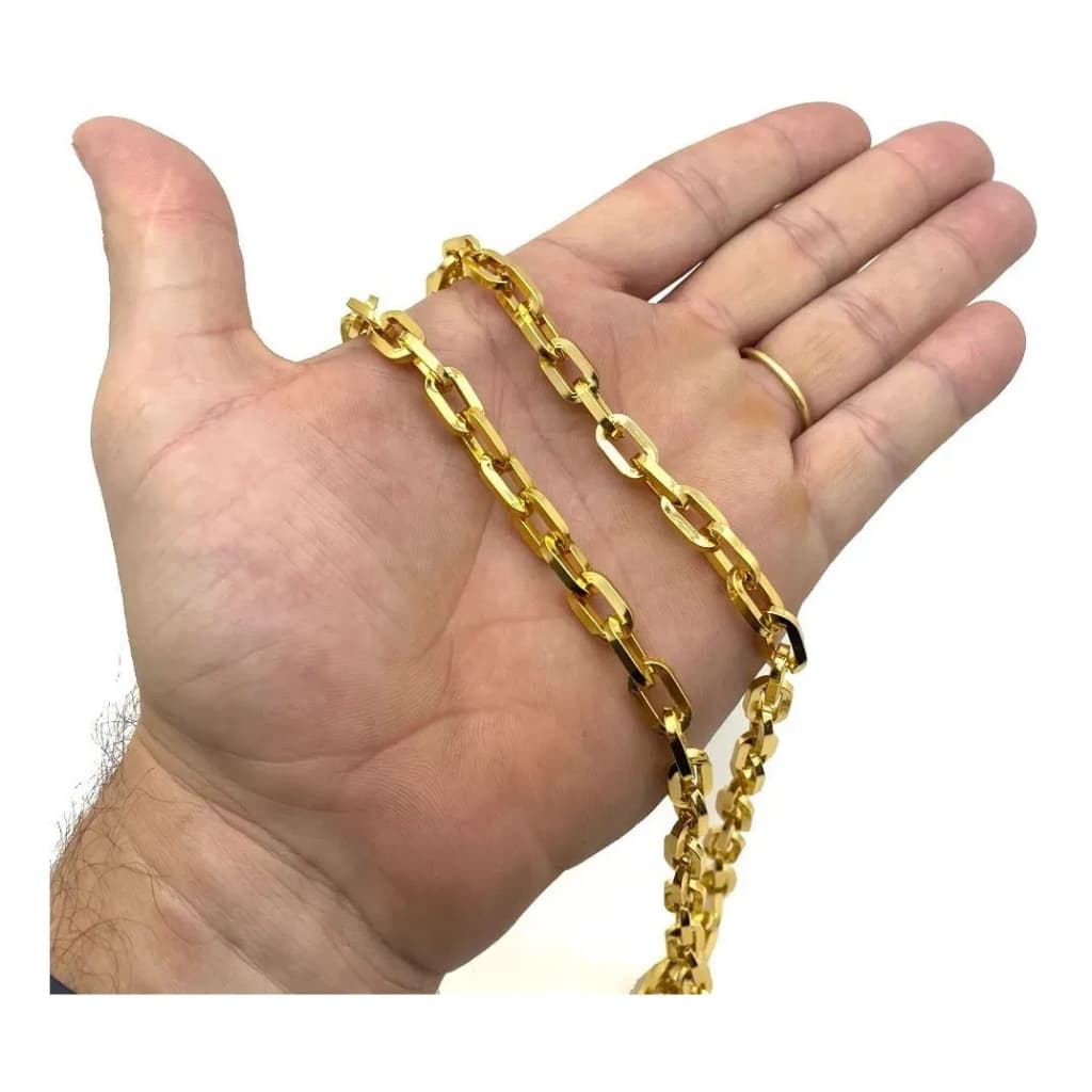 Corrente Para Alça Bolsa Elo Quadrado Colar Bijuteria Artesanato Varios Tamanhos