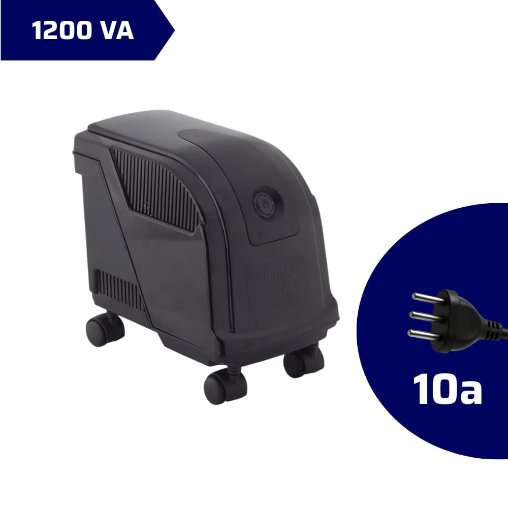 Nobreak 1200VA Bivolt 115V 6 Tomadas Ups Office Security Force Line