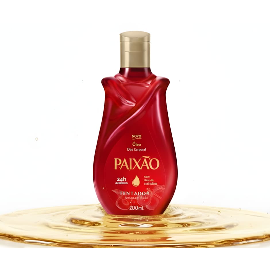 Óleo Corporal Paixão Tentadora - 200ml - Envio Imediato