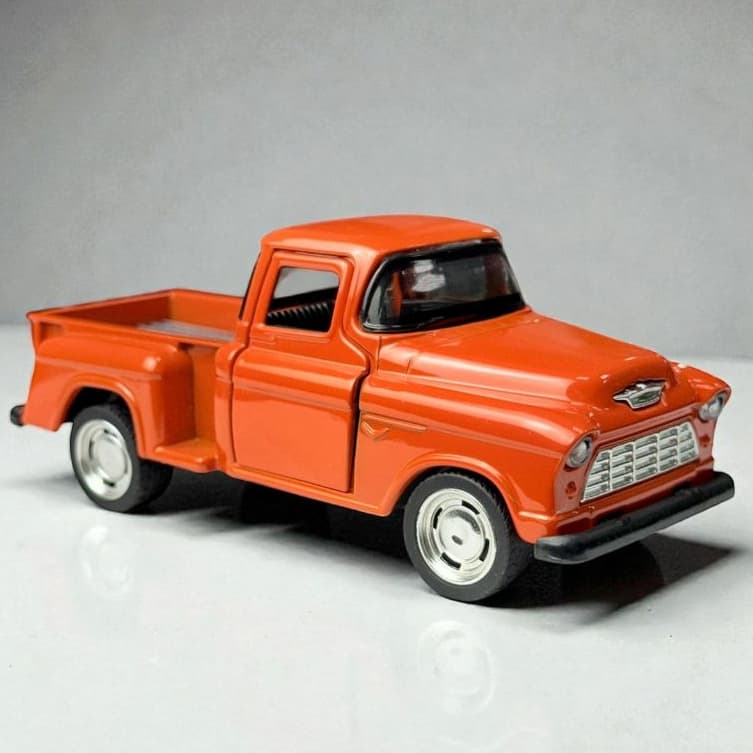 Miniatura Caminhonete Chevy Clássica Retrô 1:32 – Abertura de Portas | Metal | Varias Cores