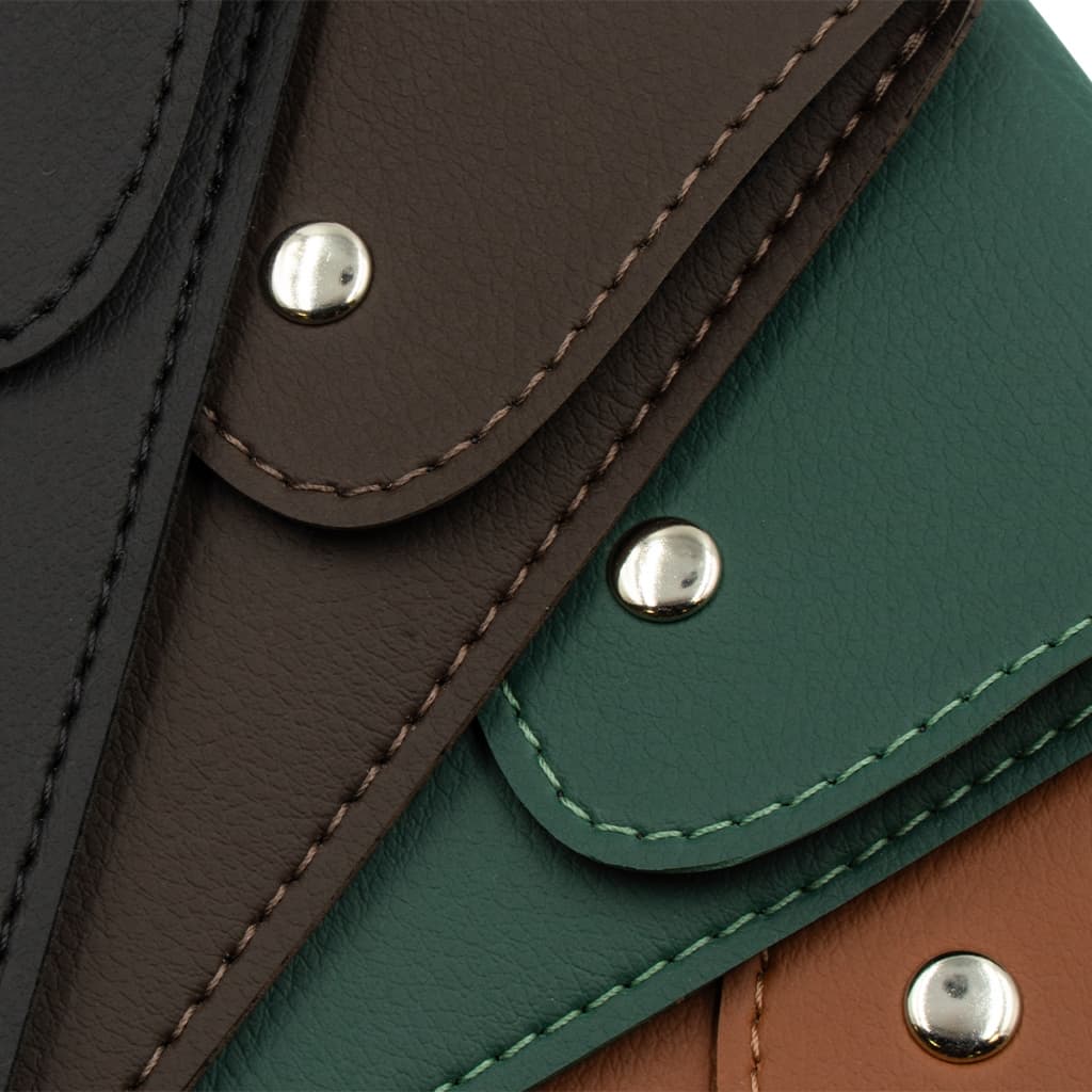 Porta Óculos Estojo Slim Couro Eddias Proteção Sol Grau Horizontal Vertical Case Capa Bolsa Carteira