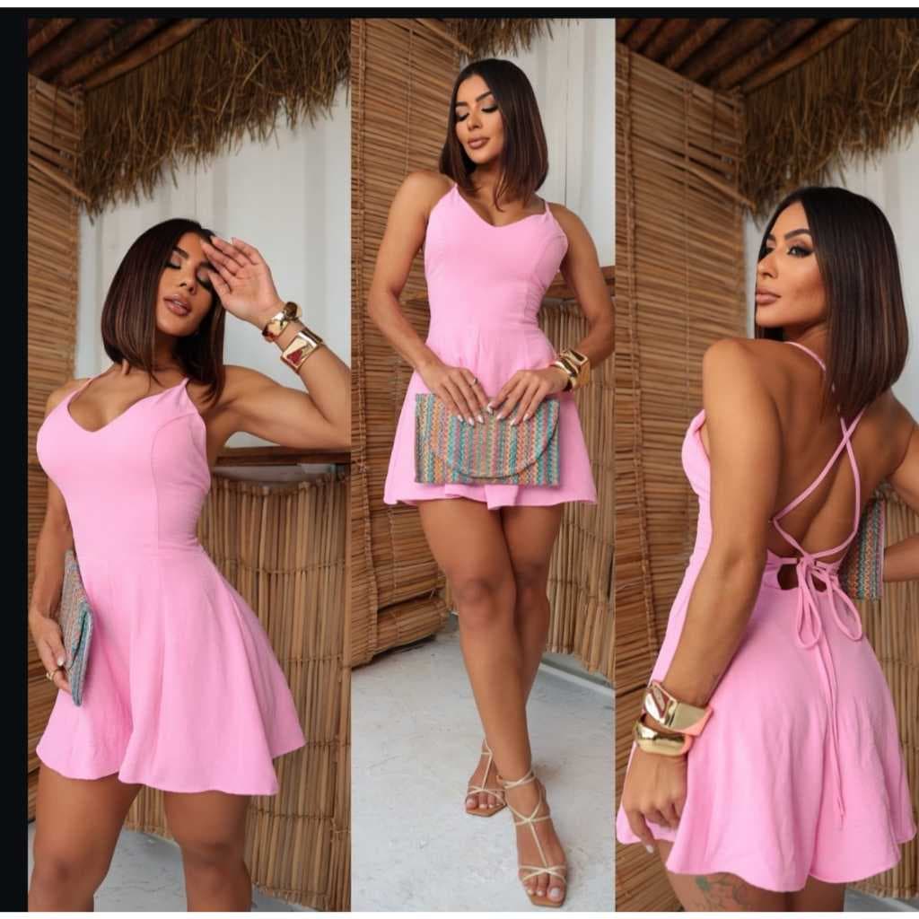 Macacão Feminino Soltinho Duna Costa aberta (36 ao 44 ) Verão