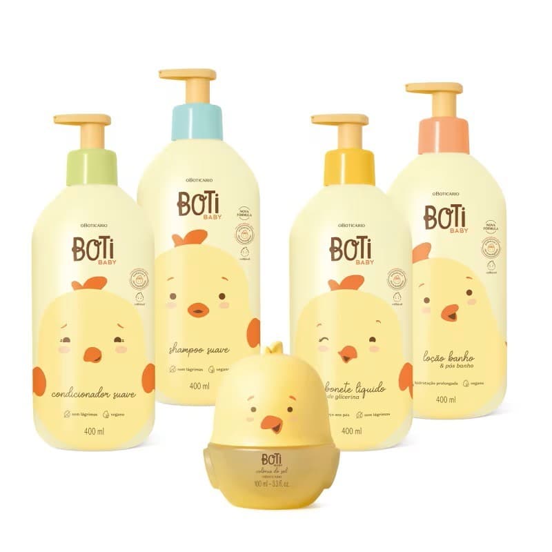Linha Boti baby Boticário escolha sua variação
