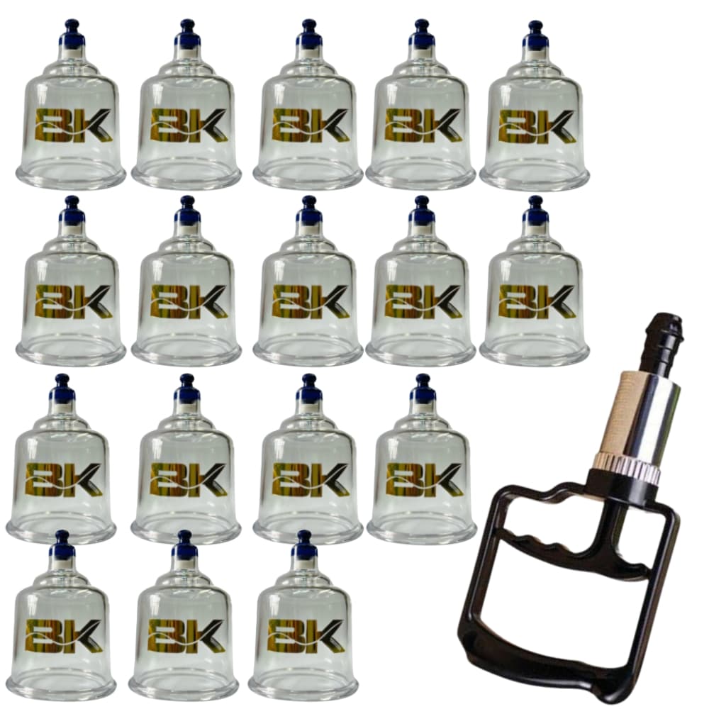 Kit Ventosa 17 copos / 10 Copos BK com Pistola de Sucção Compatível Dong Yang